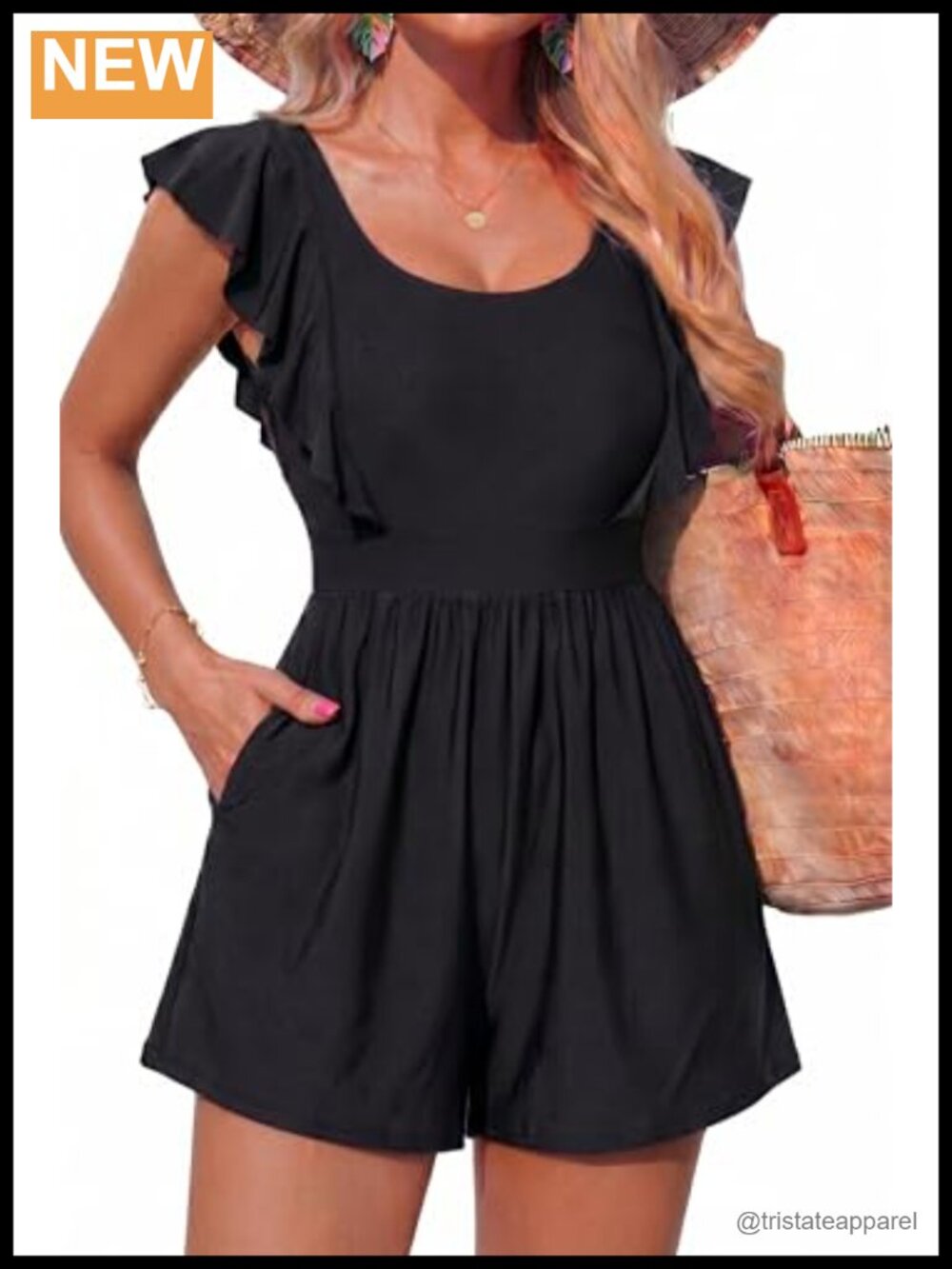 Tummy Control One Piece Swim Romper Modest Swimsuit